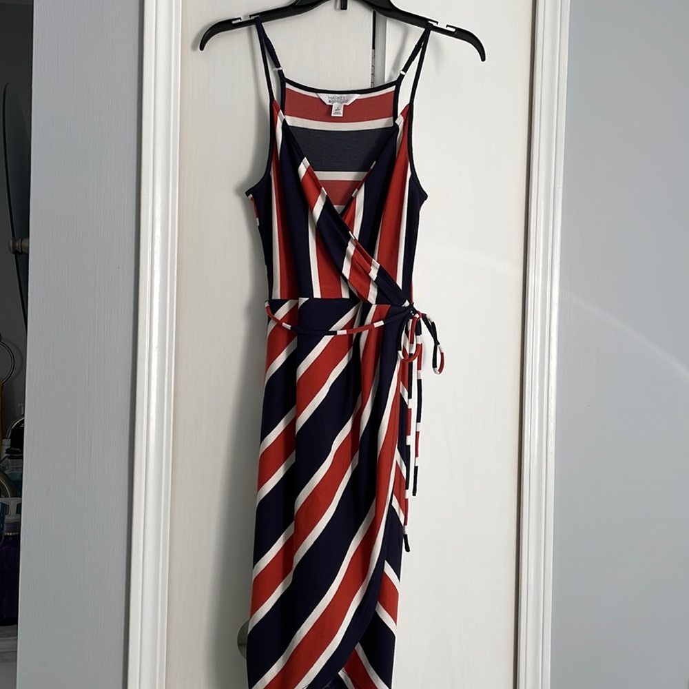 NWOT Market & Spruce wrap front dress